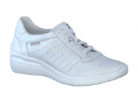 Chaussure mephisto velcro modele chris perf blanc